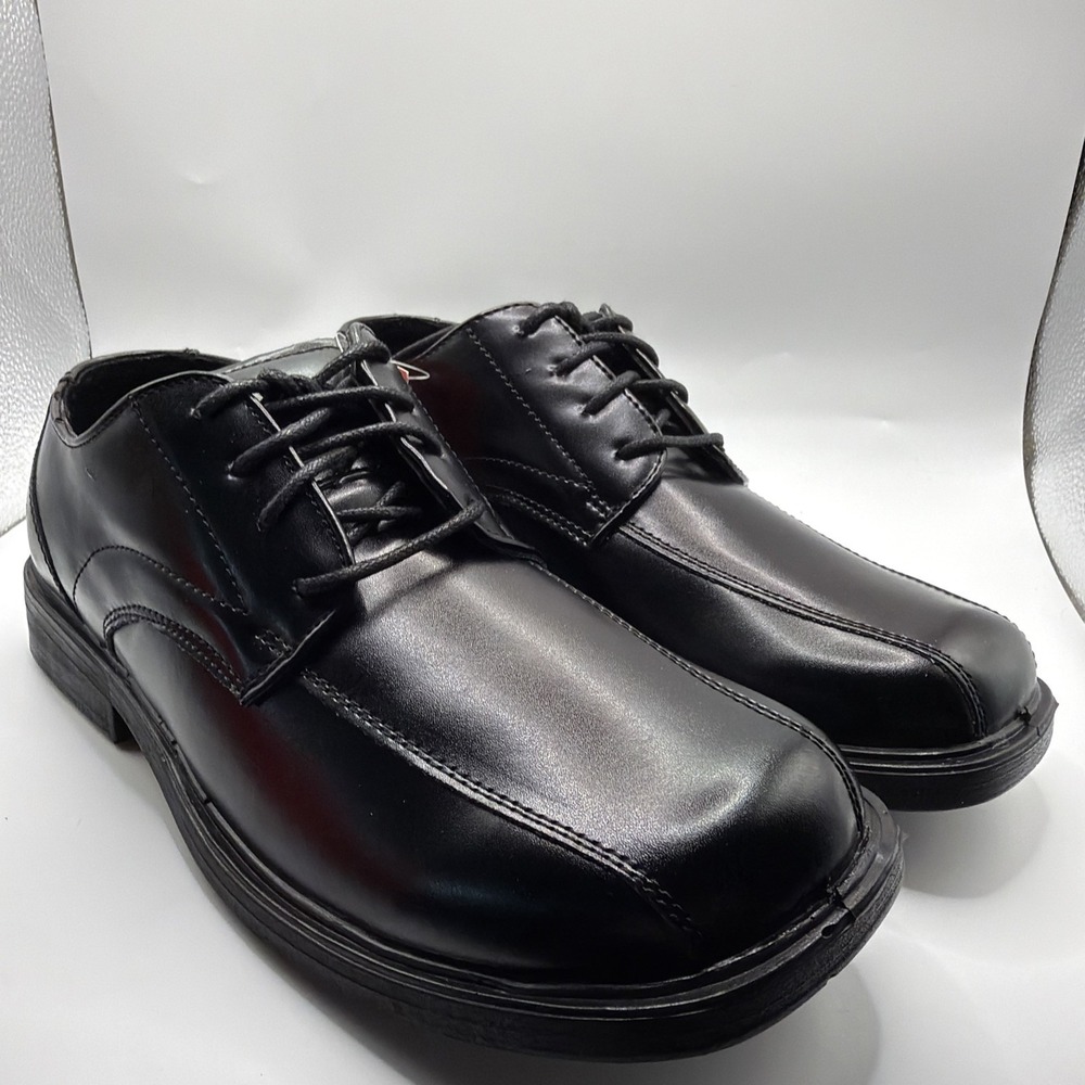 Deer Stags Gabe Oxford Big Kids 6M Black  Dress Shoes Lace Up New-Damaged Box